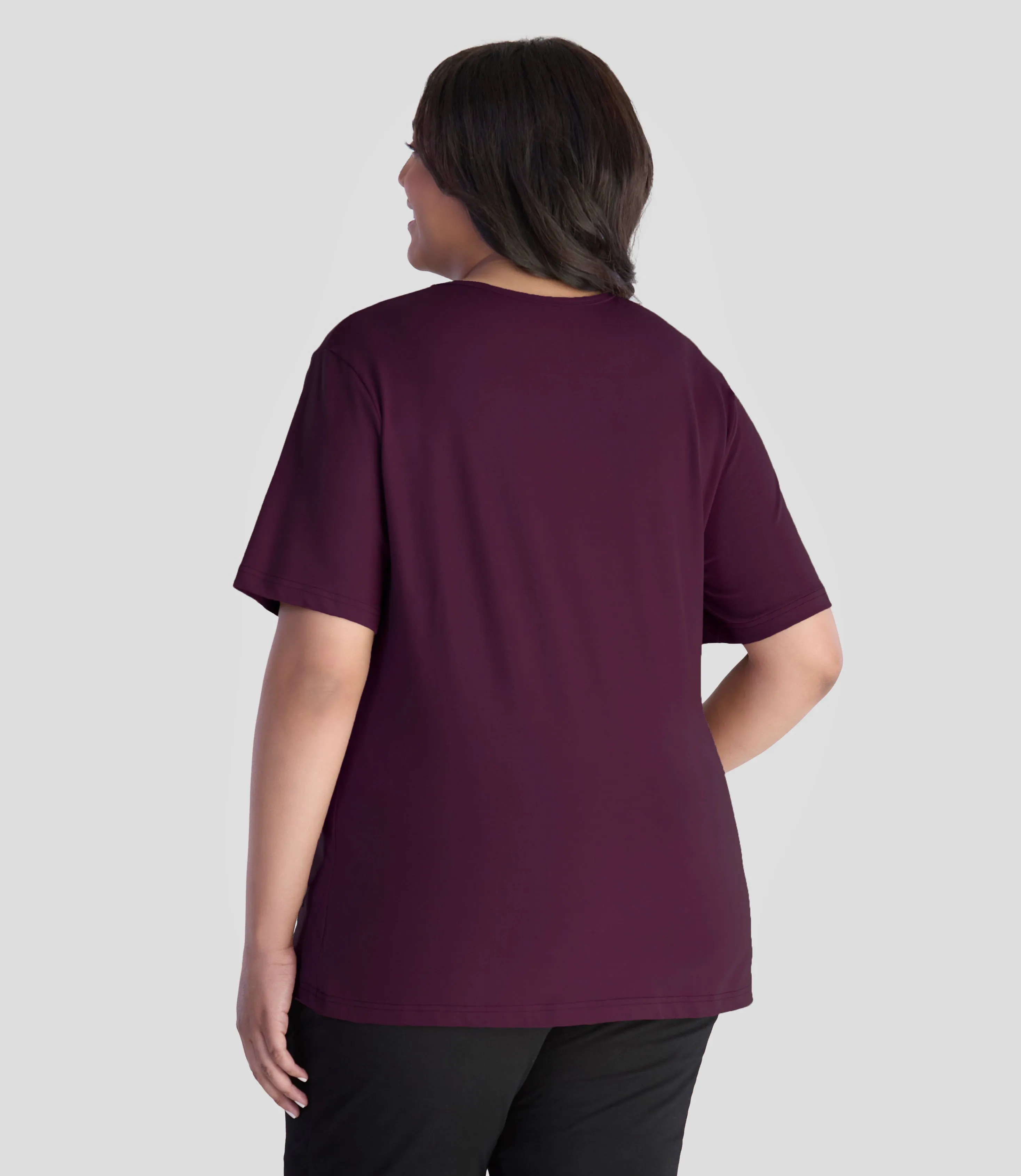 EasyLuxe Classics V-Neck Top