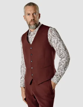 Essential Vest Mahogany