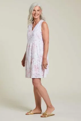 Eyelet Tiered Dress