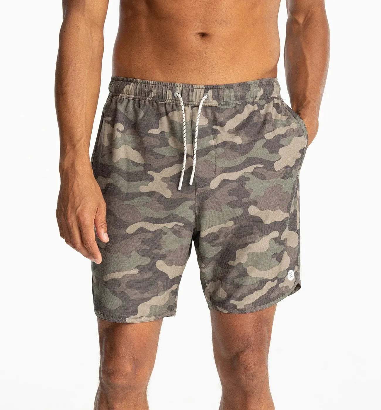 Free Fly Reverb Short in Camo - Men's