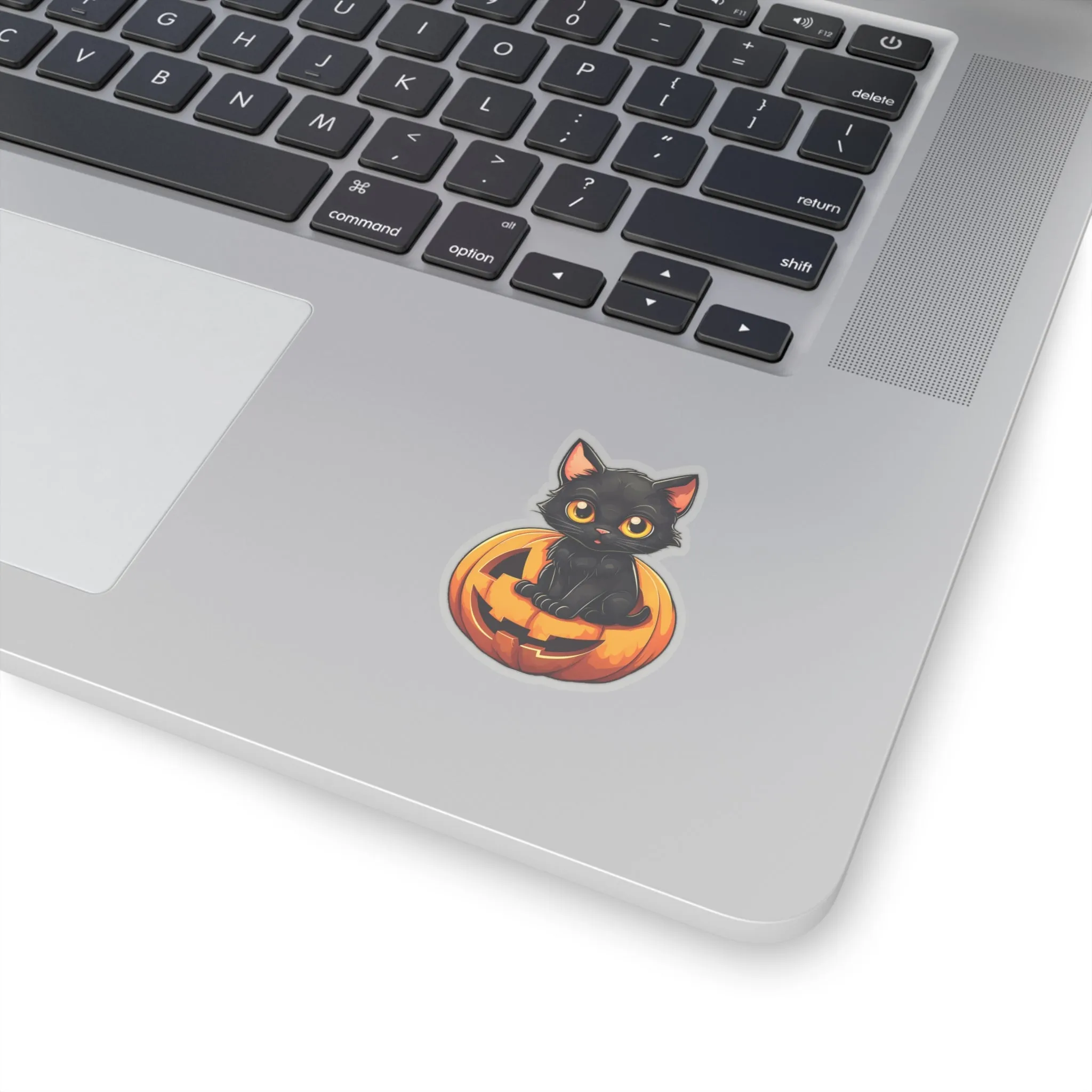 Get Creepy with Black Cat and Pumpkin Stickers for Halloween