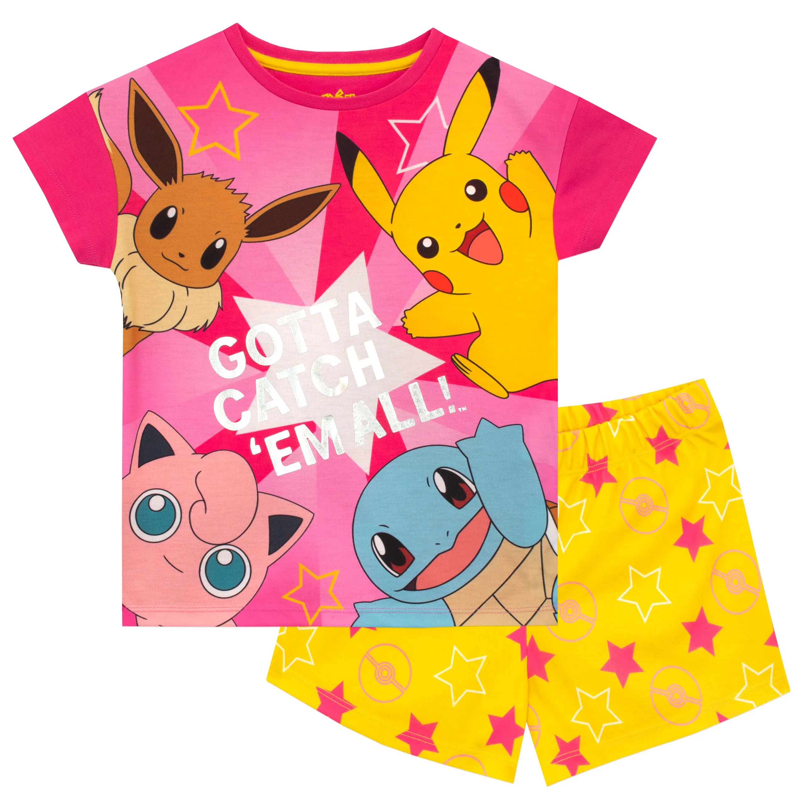 Girls Pokemon Short Pajamas