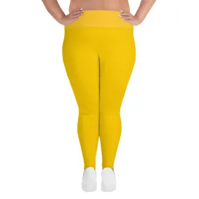 Gold Plus Size Leggings