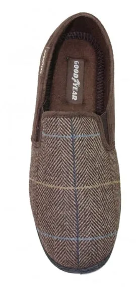 Goodyear Men's Brown Harrison Slipper KMG116