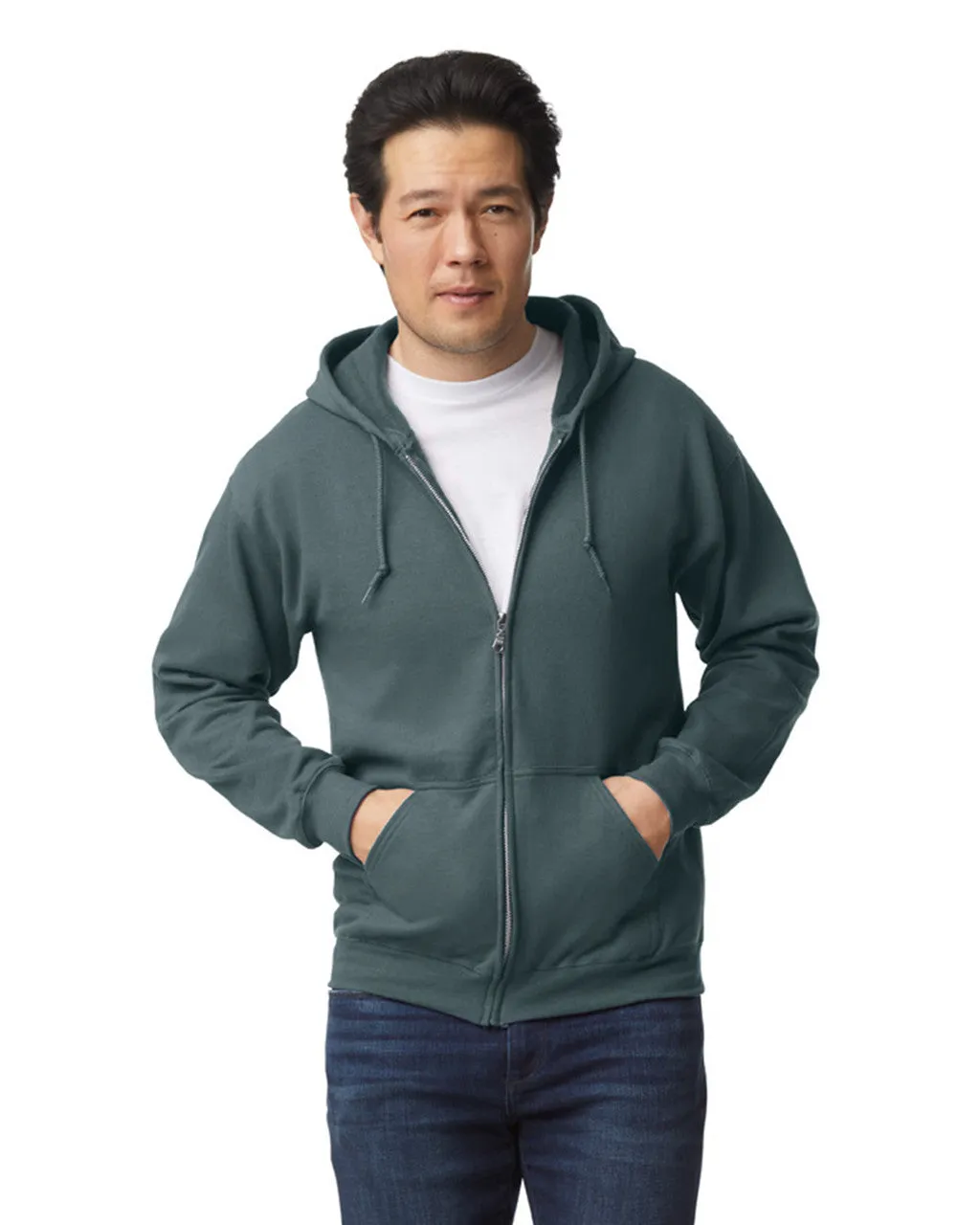 Heavy Blend™ Adult Full Zip Hooded Sweatshirt 18600