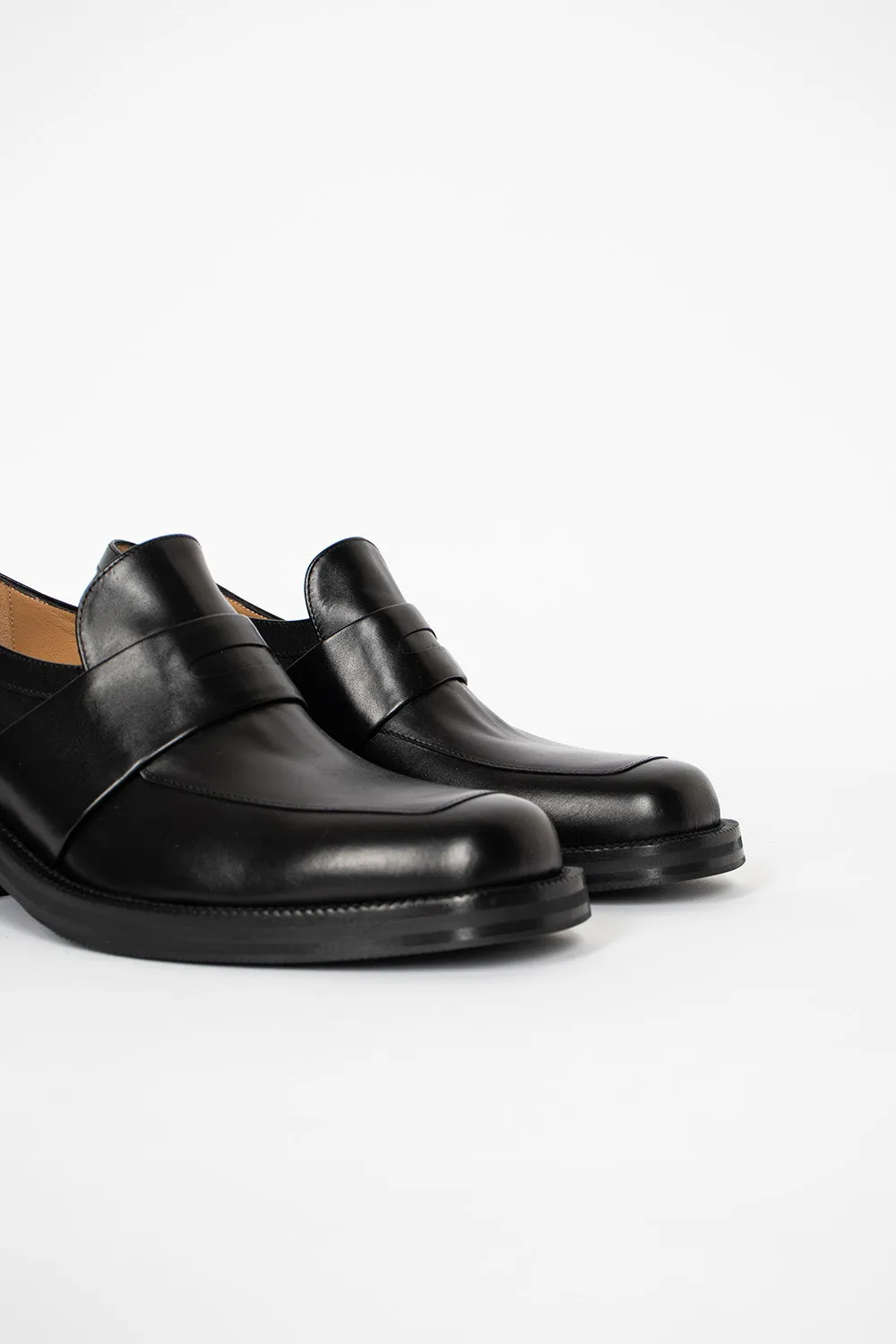 Heeled Loafer Black