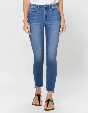 HIGH RISE ANKLE SKINNY