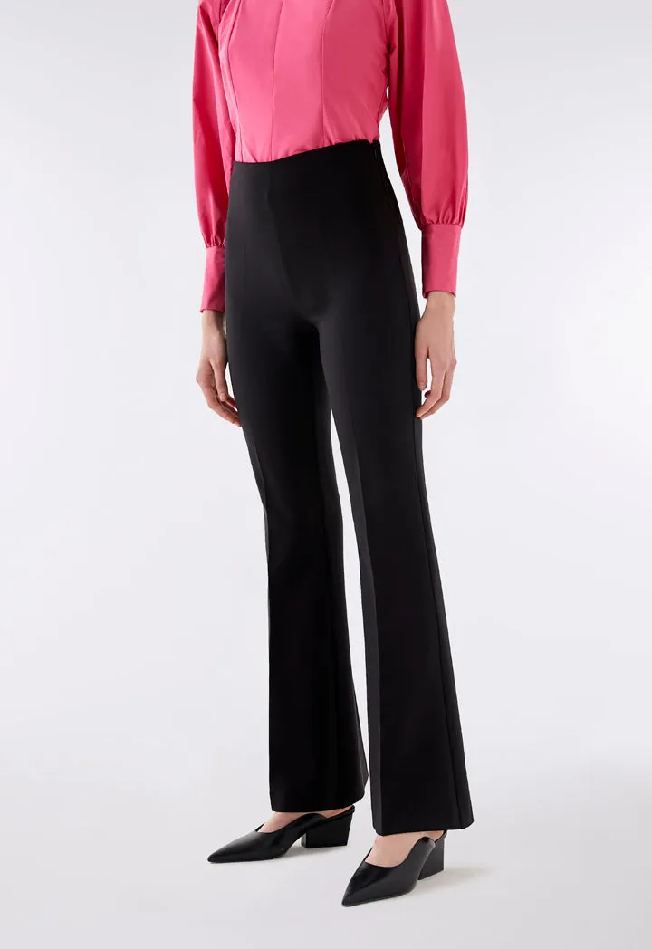 High Waist Bell Bottom Trouser