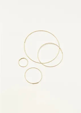 Hoop Earrings in 14k Gold