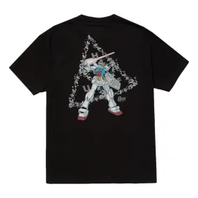 HUF HUF X GUNDAM TRIPLE TRIANGLE S/S TEE-BLACK