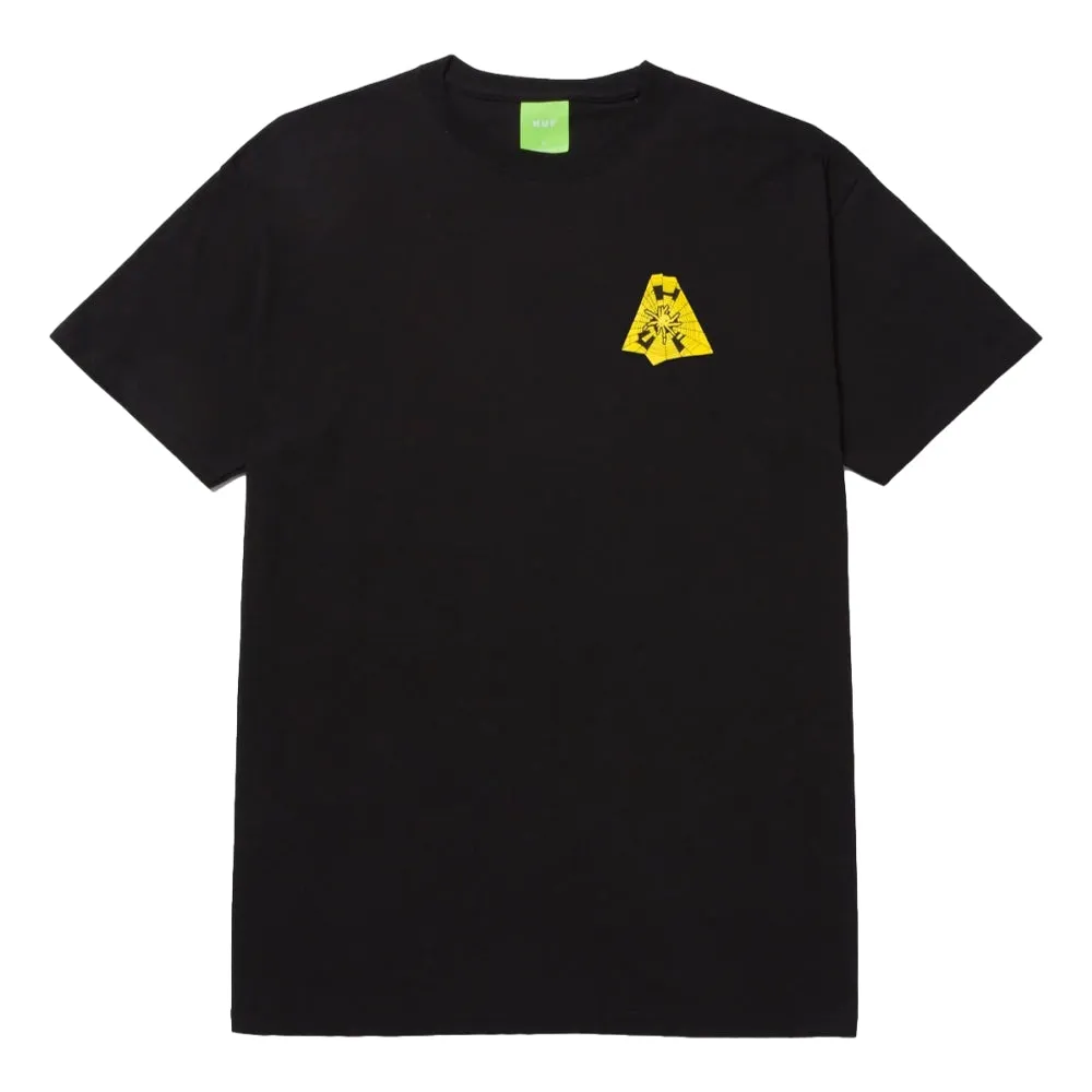 HUF TANGLED WEBS TT S/S TEE-BLACK