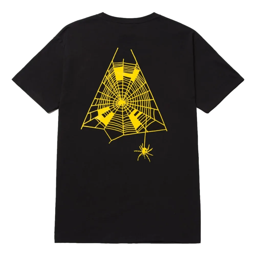 HUF TANGLED WEBS TT S/S TEE-BLACK