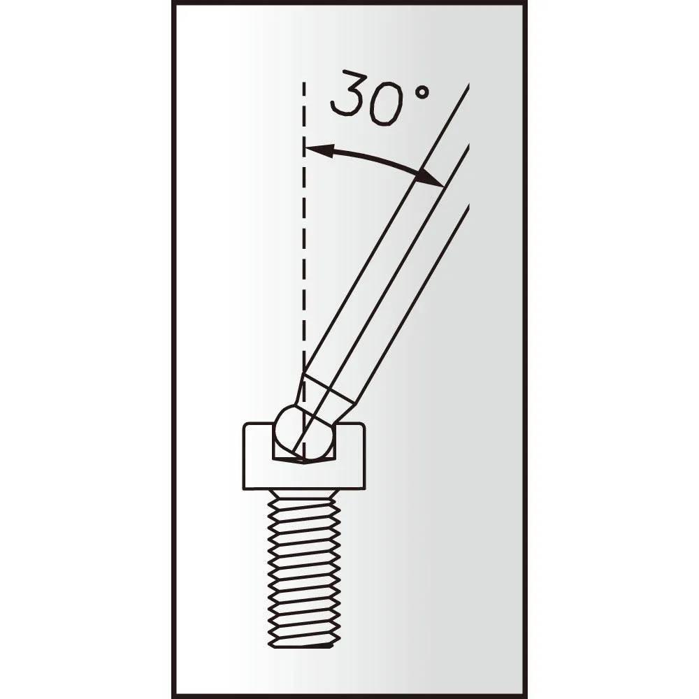 Icetoolz 7M40 4.0Mm Twinhead Wrench, Ball-Ended