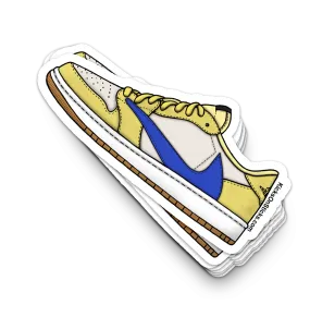 Jordan 1 Low "Travis Canary" Sneaker Sticker