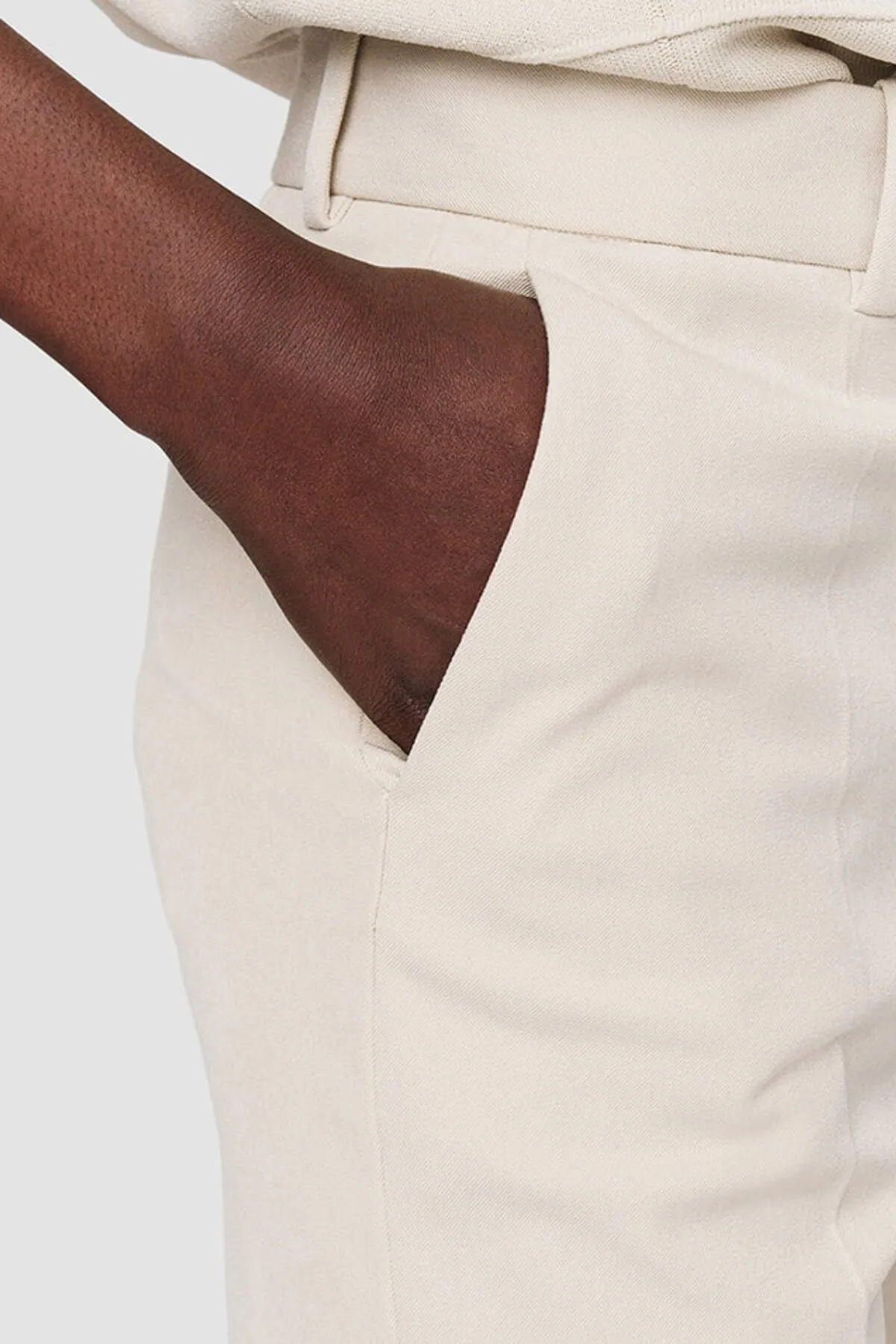 Joseph Gabardine Stretch Coleman Pant - Oat