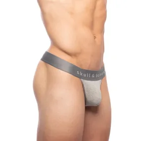 Just the Bones Thong Grey