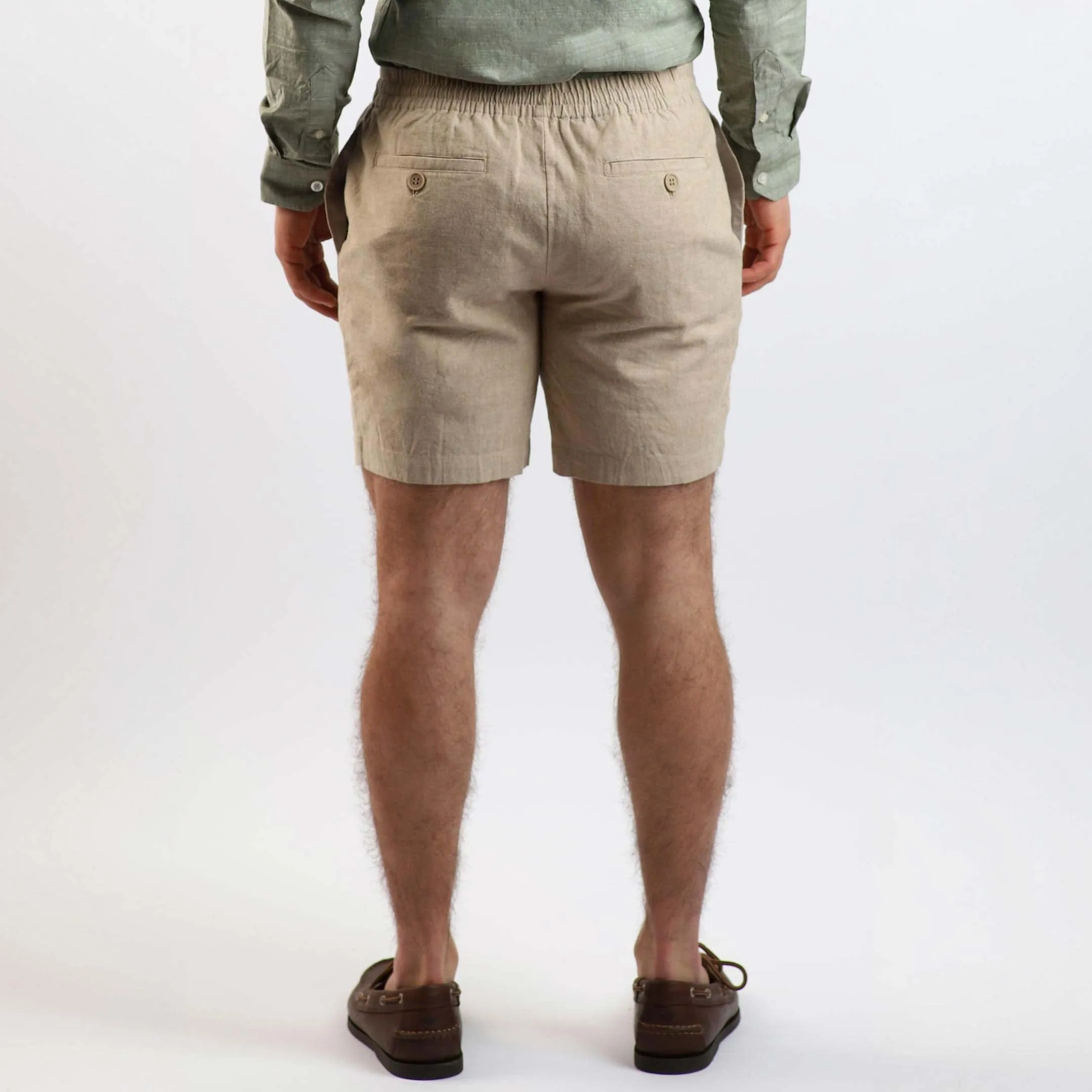 Khaki Linen Short