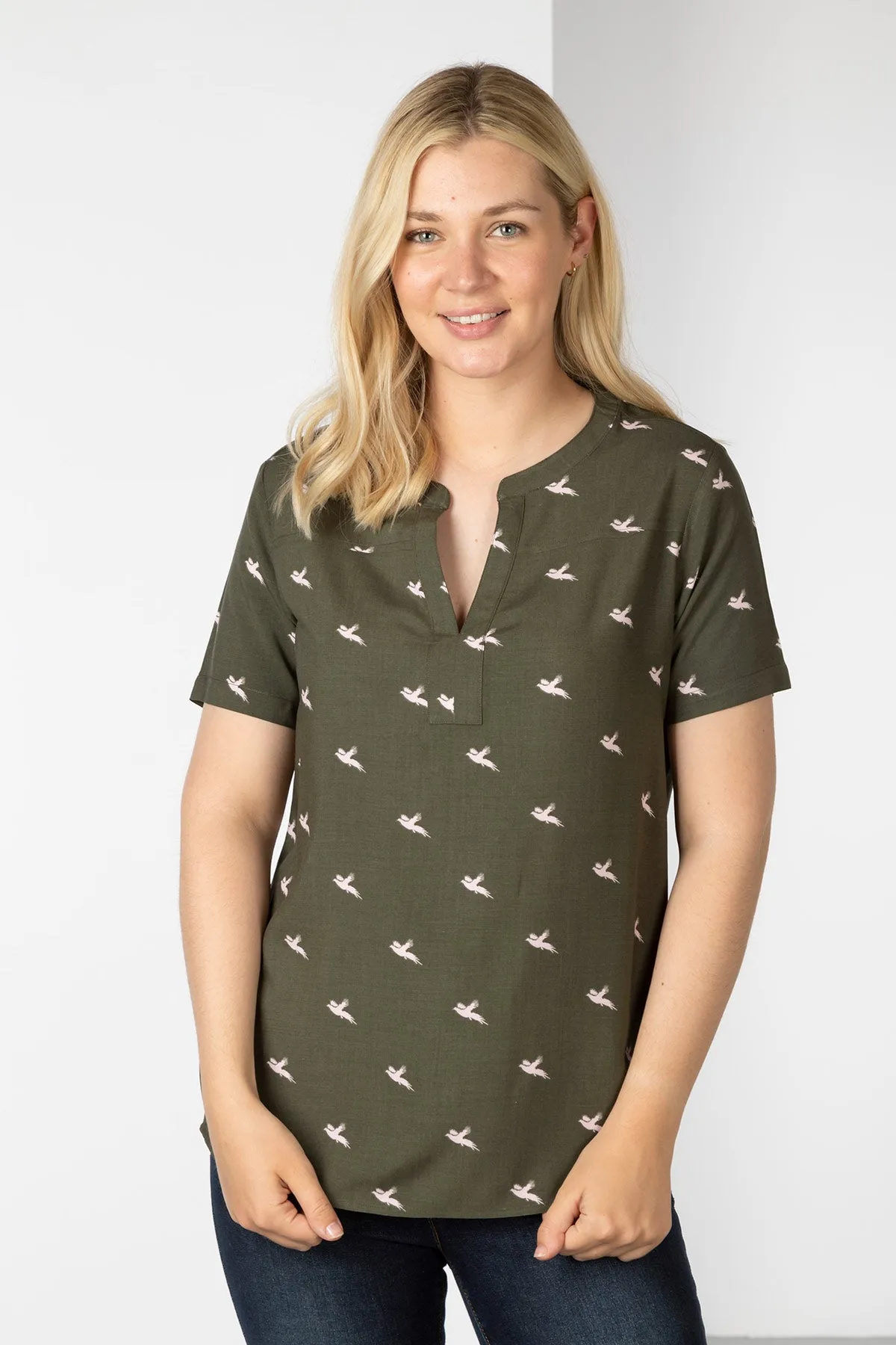 Ladies Short Sleeve Blouse - Wistow II