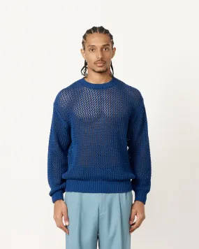 Lily-Yarn Mesh Knit in Blue