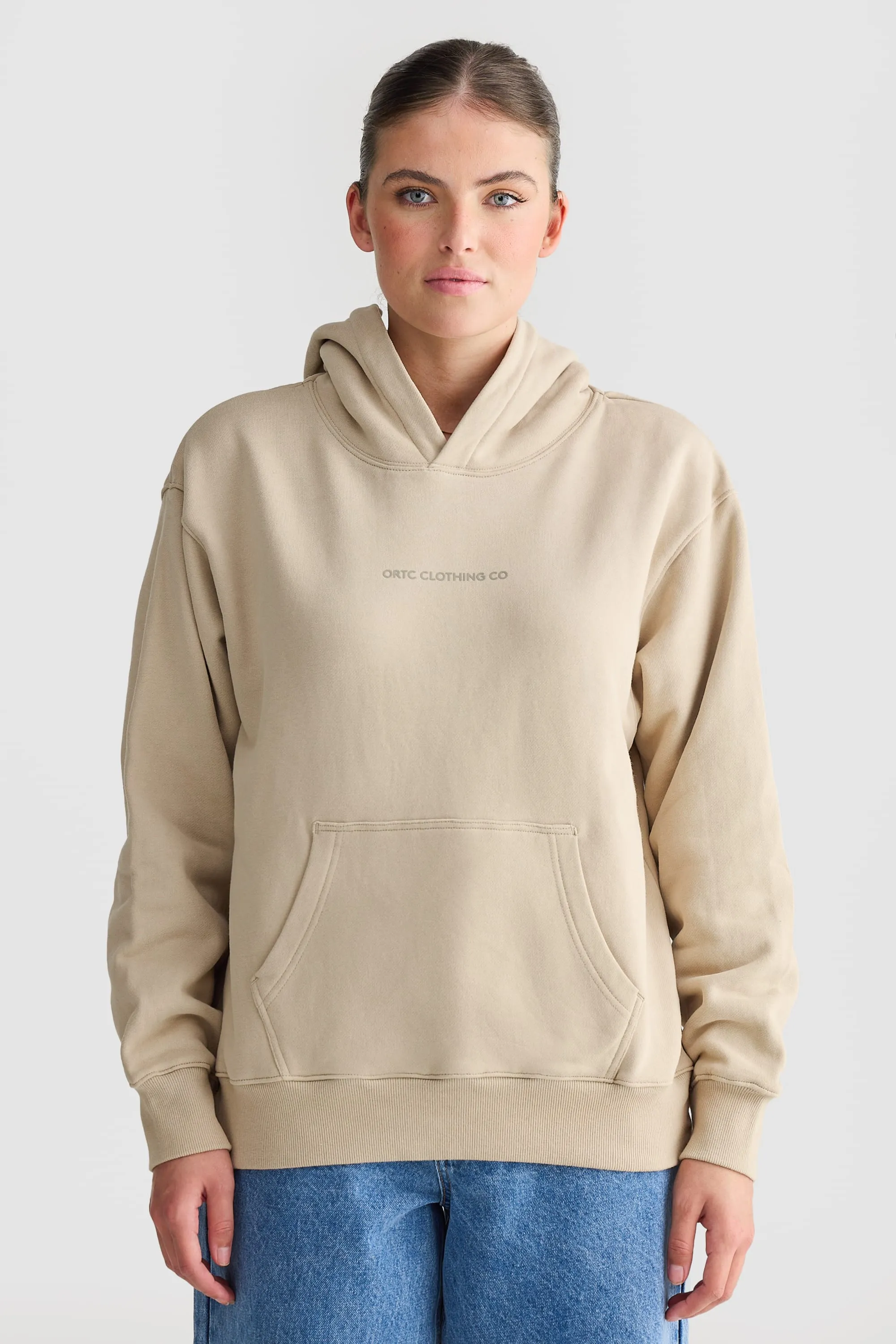 Logo Hoodie Taupe