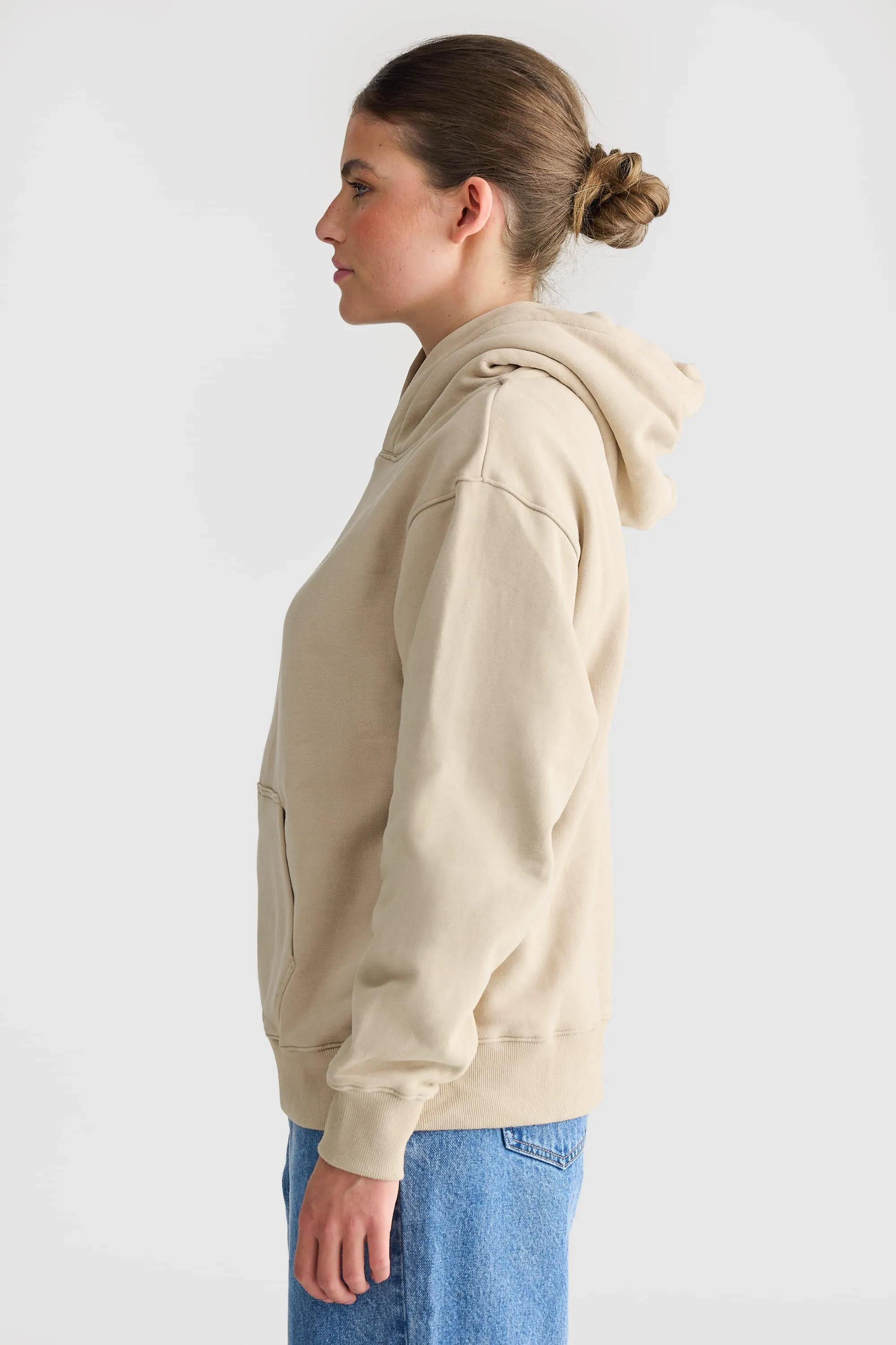 Logo Hoodie Taupe