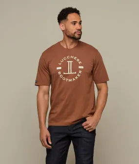 Lucchese Badge Tee :: Tobacco