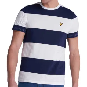 Lyle & Scott Wide Stripe T-Shirt - Navy TS1230V