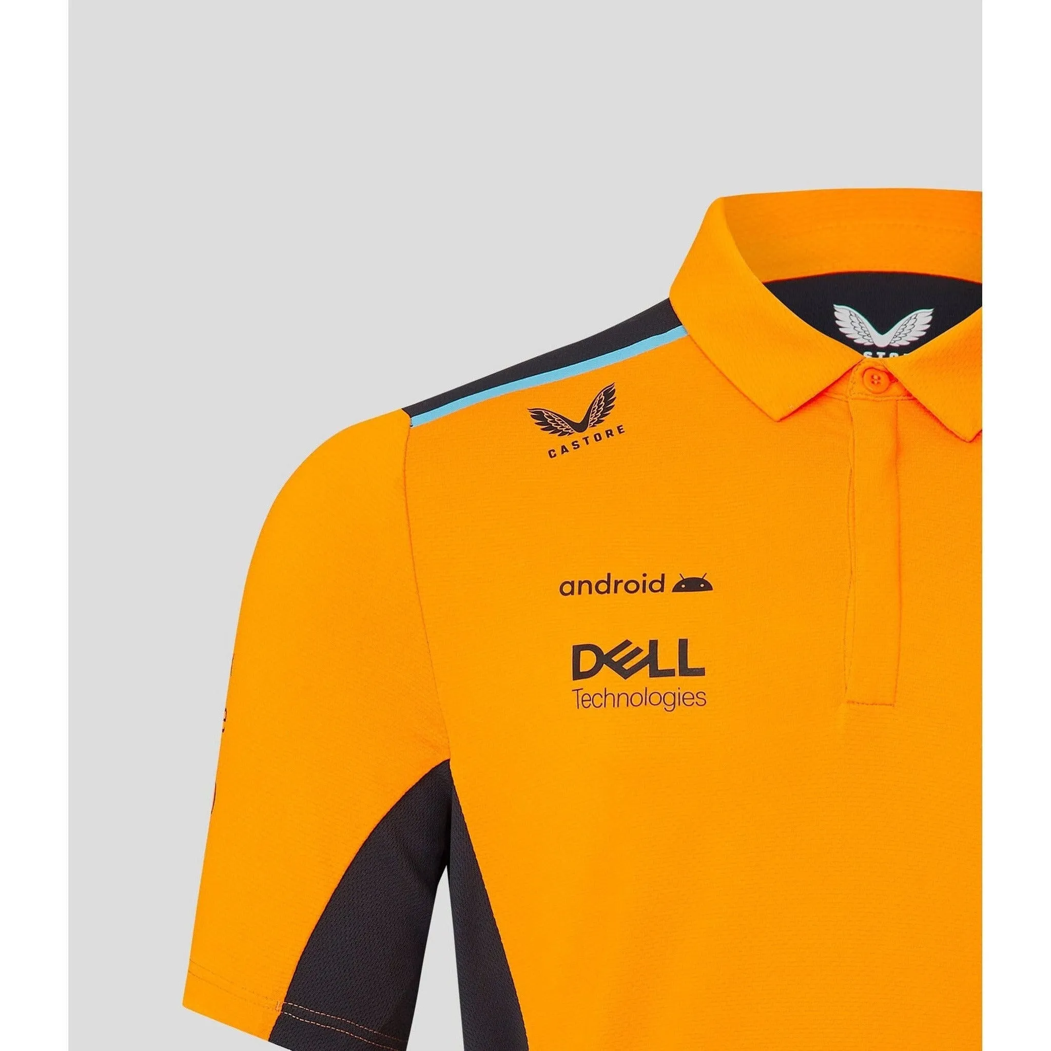 McLaren F1 Men's 2023 Lando Norris Team Drivers Polo - Papaya