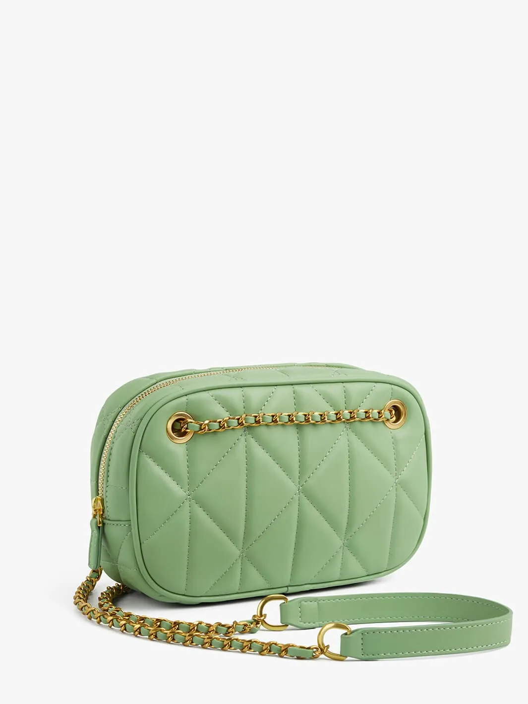 Melody quilted shoulder bag