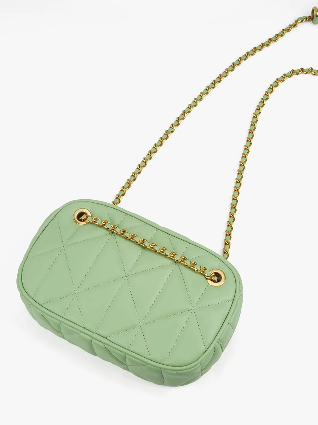 Melody quilted shoulder bag