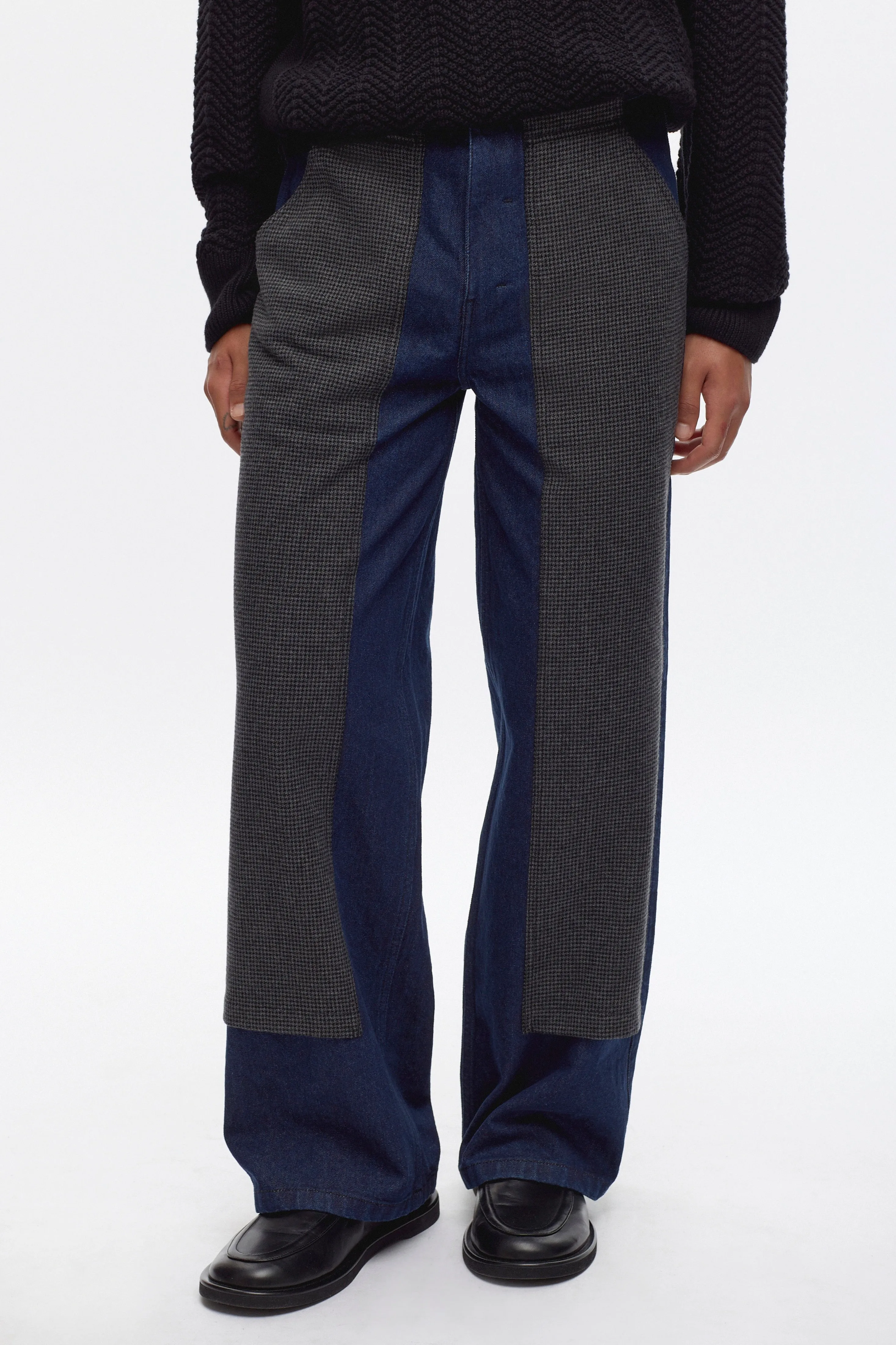 Men's Matai Denim in Rinse/Charcoal Houndstooth