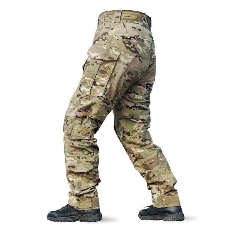 Men's Tactical Pants Outdoor Combat Pants Camouflage with Kneepad G3V2