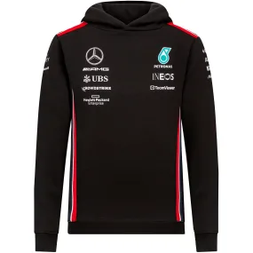 Mercedes AMG Petronas F1 2023 Kids Team Hooded Sweatshirt-