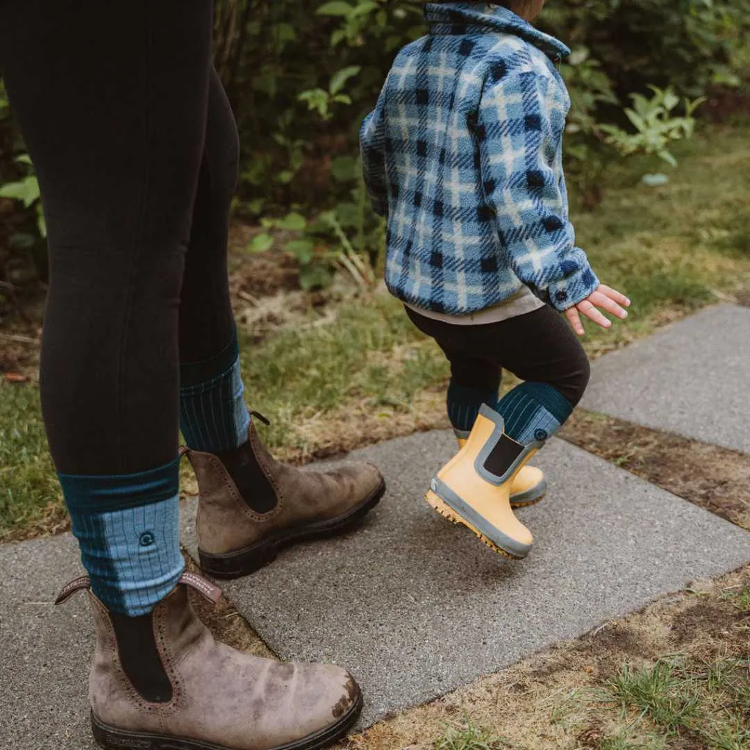 Merino Wool Mid-weight (Crew) Kids Socks