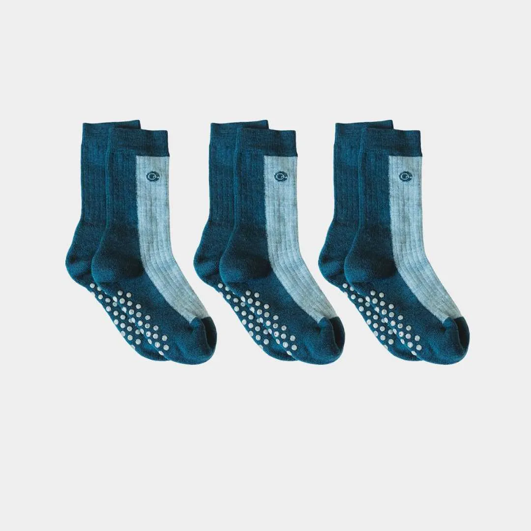 Merino Wool Mid-weight (Crew) Kids Socks