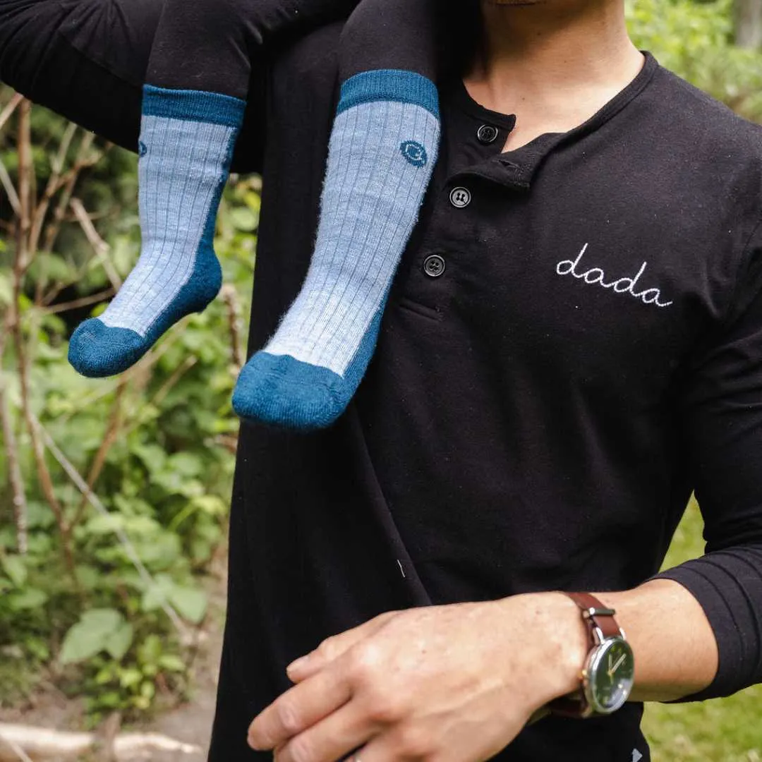 Merino Wool Mid-weight (Crew) Kids Socks