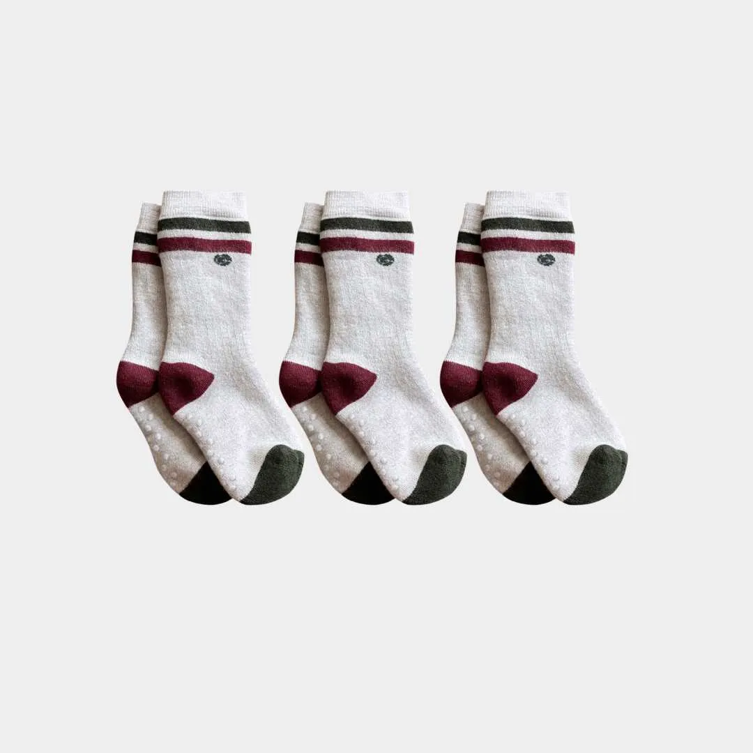 Merino Wool Mid-weight (Crew) Kids Socks