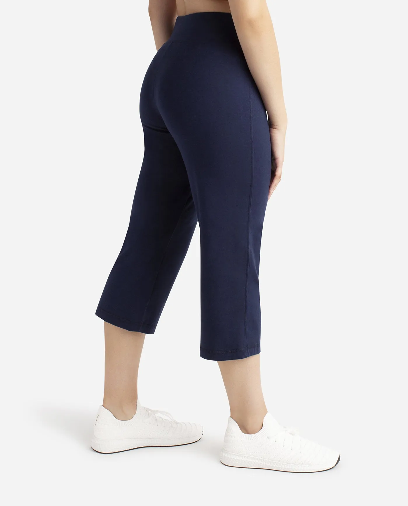 Midnight Navy Essentials Yoga Crop Pant