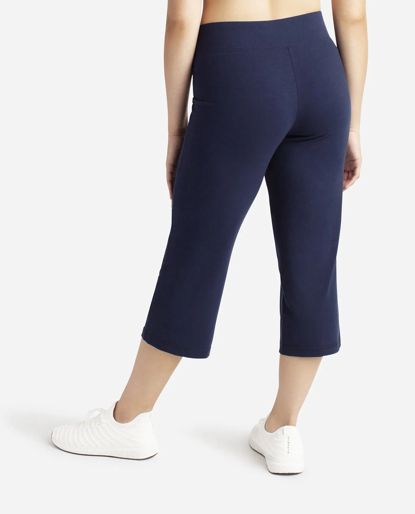 Midnight Navy Essentials Yoga Crop Pant