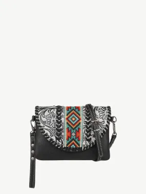 Montana West Floral Embroidered Aztec Crossbody Bag