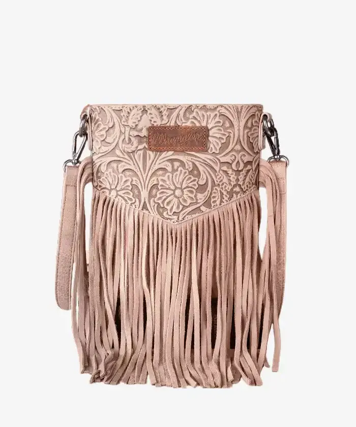 Montana West Tooled Fringe Crossbody