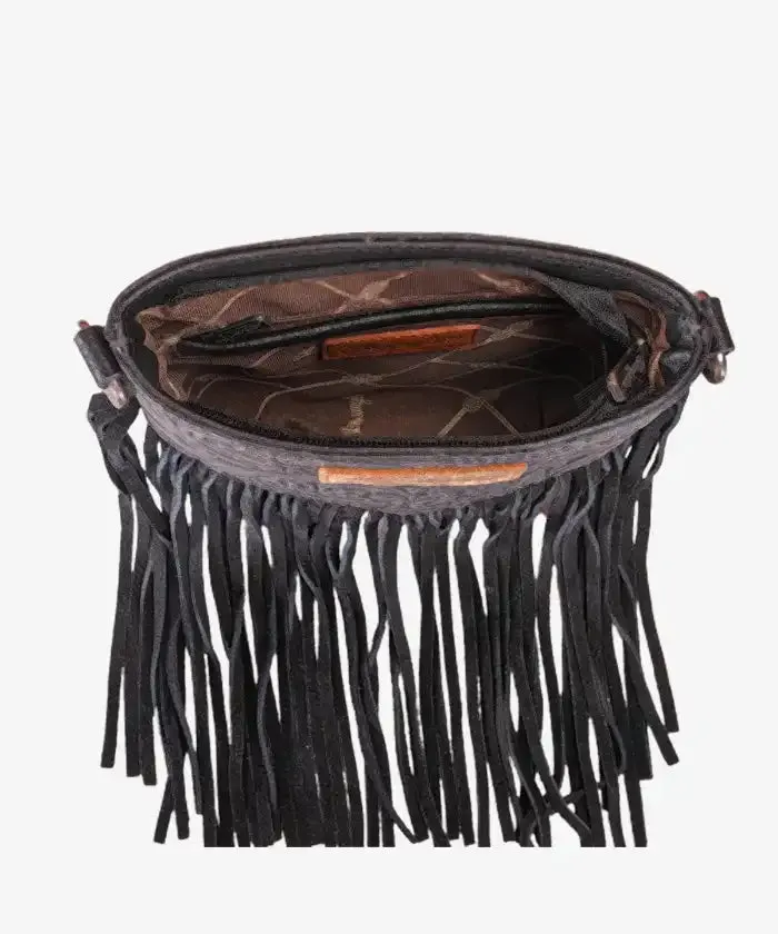 Montana West Tooled Fringe Crossbody