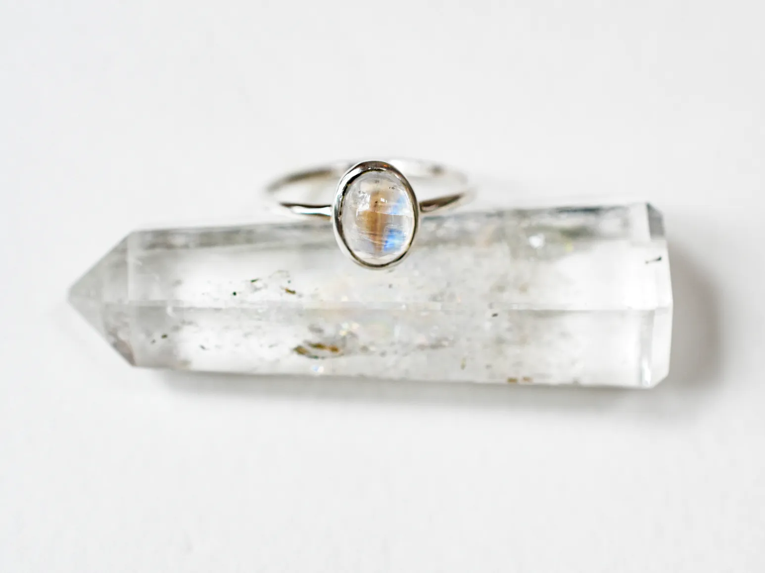 Moonstone Wild At Birth Ring - June