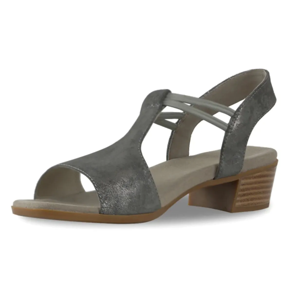 Munro Women's Susan Gunmetal Metallic