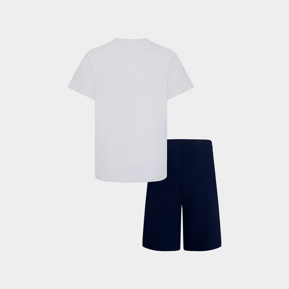 Nike Kids Sportswear Short Set Navy/White _ 182046 _ Navy