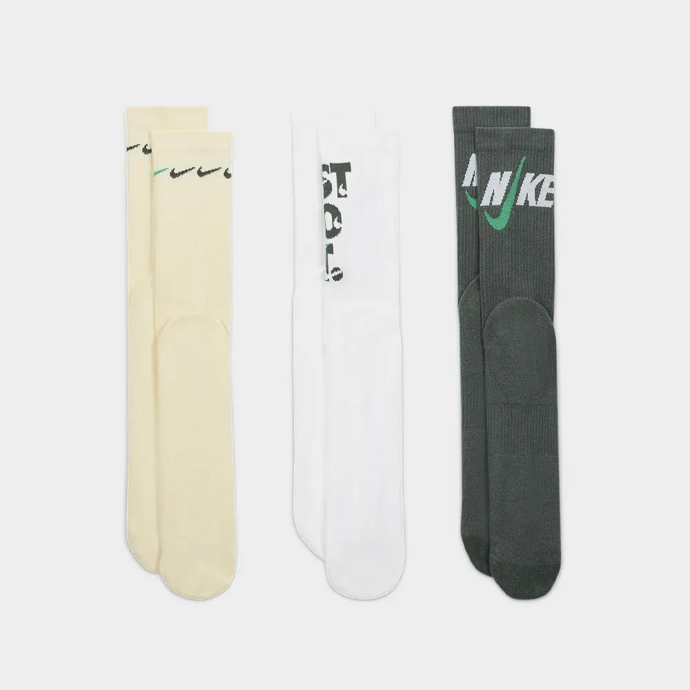 Nike Unisex Everyday Plus Cushioned Socks White/Multi _ 181464 _ White