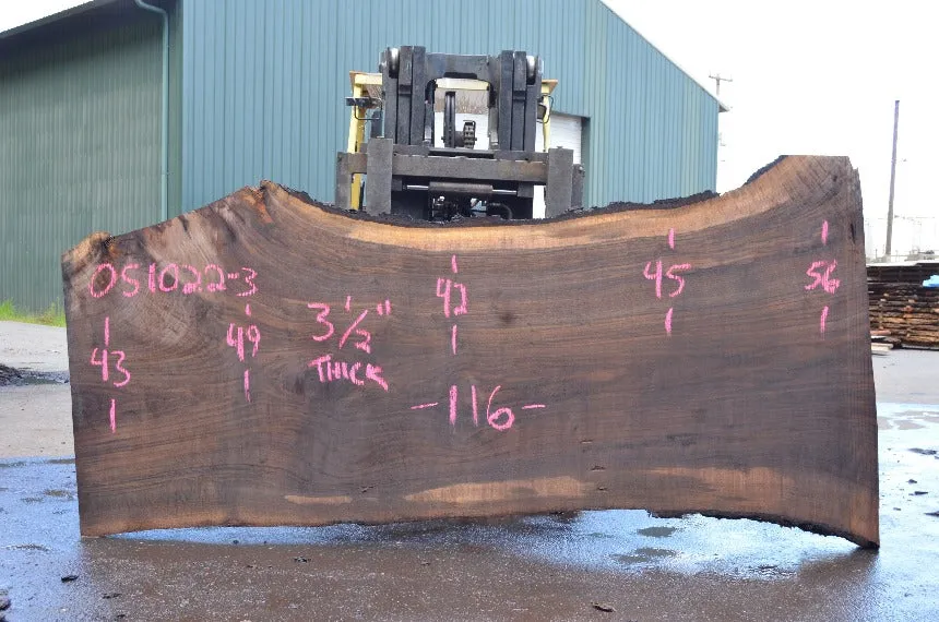 Oregon Black Walnut Slab 051022-03