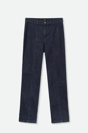 Pallas Denim Pant with Button Fly in Organic Italian Cotton Stretch