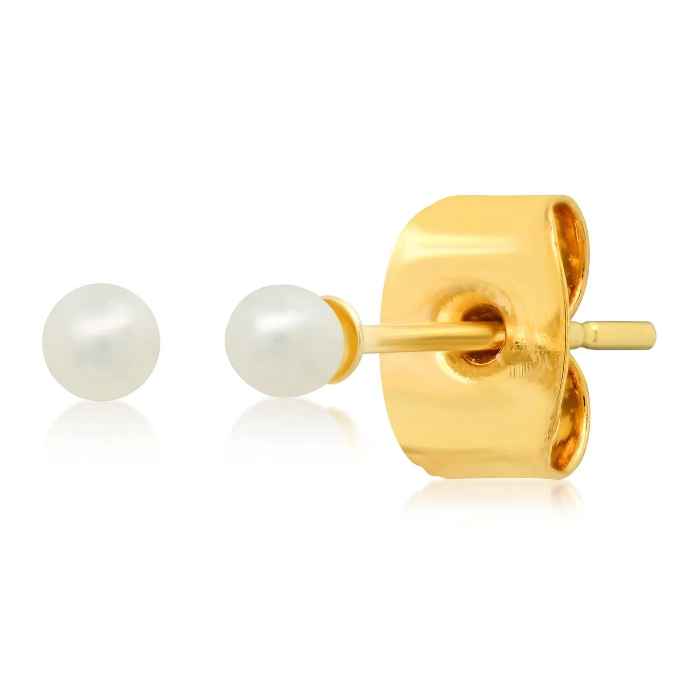 Petite Pearl Studs | 2mm