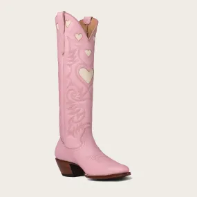 Pink & Bone Heart Boot